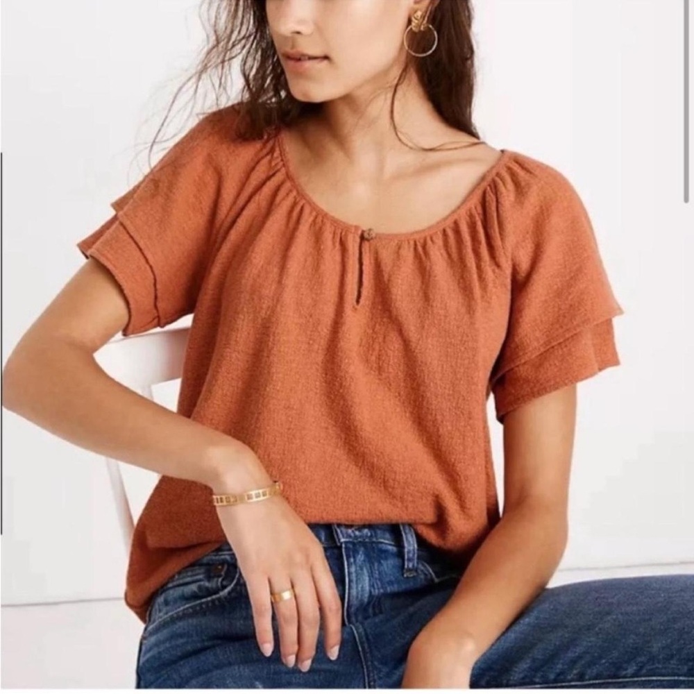Madewell Retexture & Thread Top - Picture 2 of 8